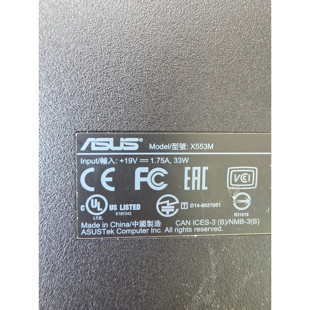 Asus X553M Laptop 16